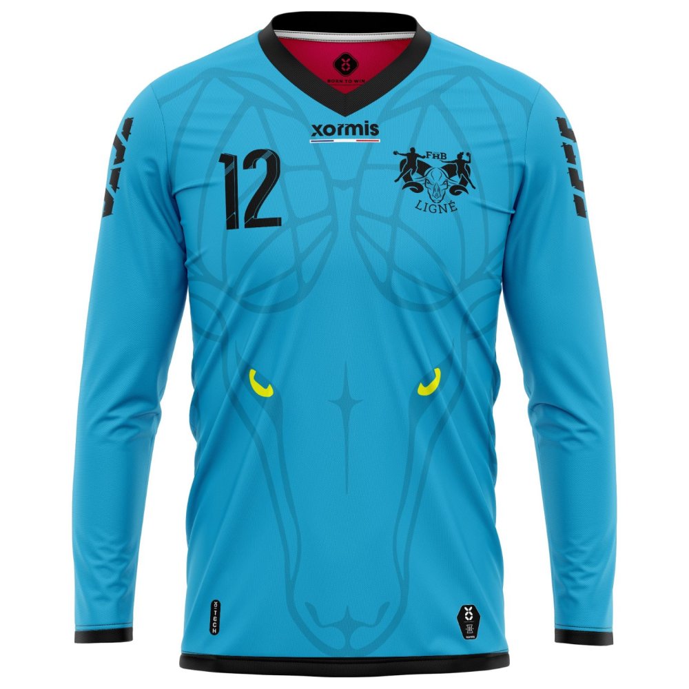 Maillot Gardien du Club Réversible Rose/Bleu